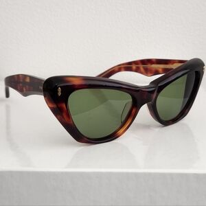Jacques Marie MageTortoise Shell Cat-Eye Sunglasses